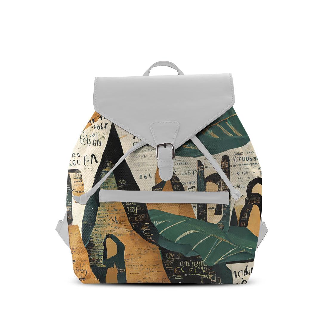 White Aurora Backpack Old Magazine - CANVAEGYPT