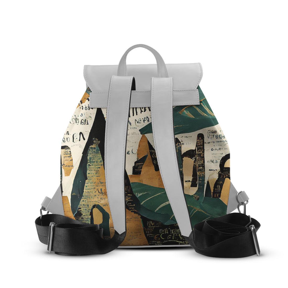 White Aurora Backpack Old Magazine - CANVAEGYPT