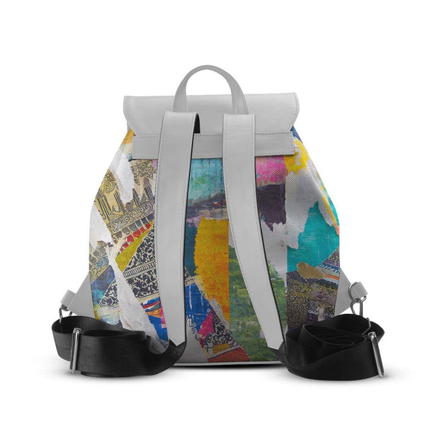 White Aurora Backpack Remains