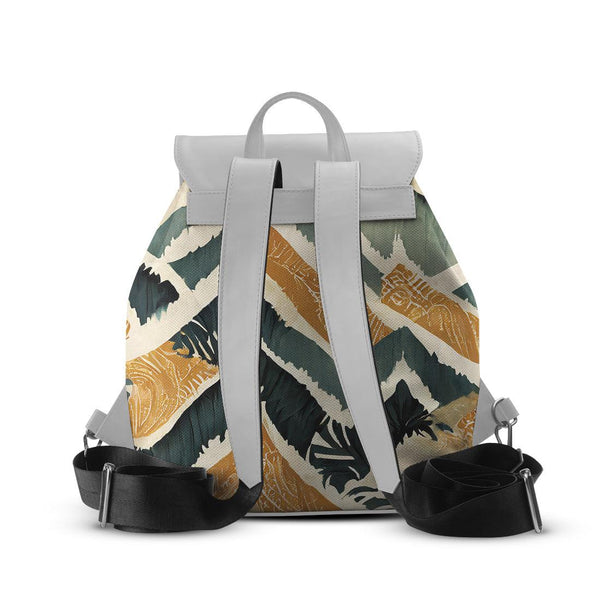 White Aurora Backpack Shapes