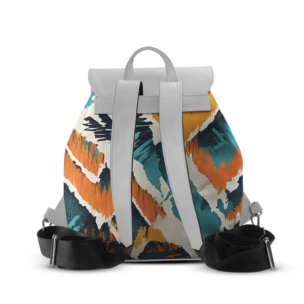 White Aurora Backpack Surface