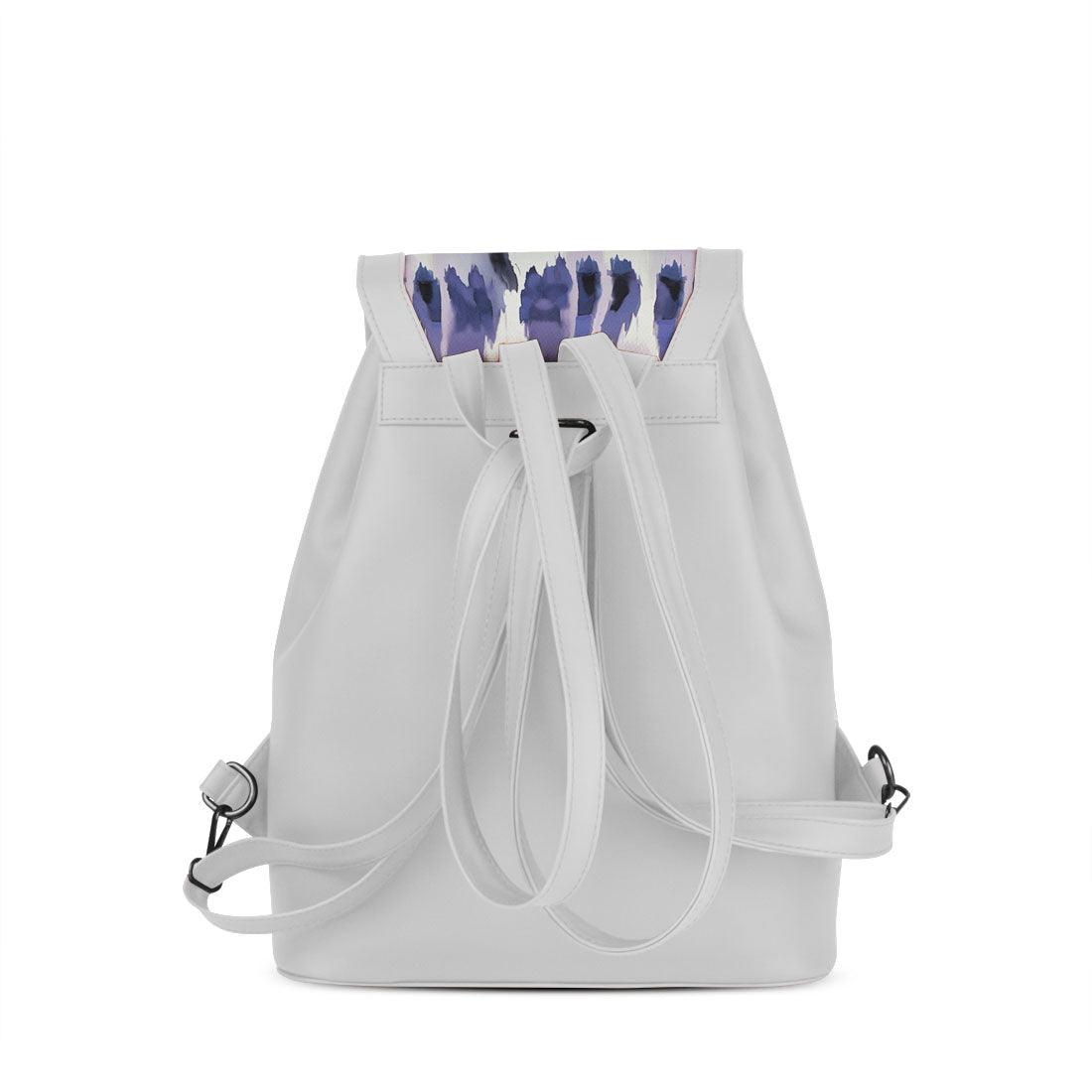White City Serenade Backpack Lavender Brush Strokes - CANVAEGYPT