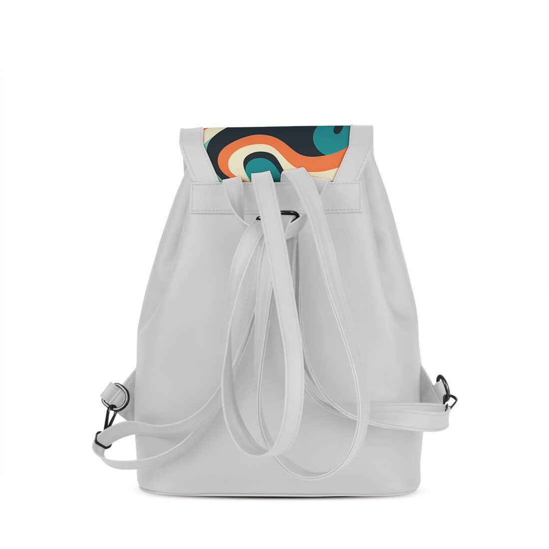 White City Serenade Backpack Swirls of Sentience - CANVAEGYPT