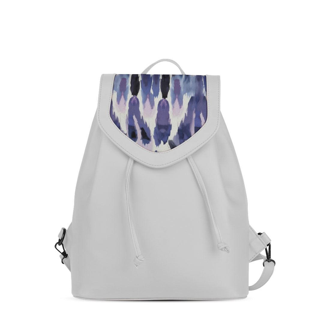 White City Serenade Backpack Lavender Brush Strokes - CANVAEGYPT