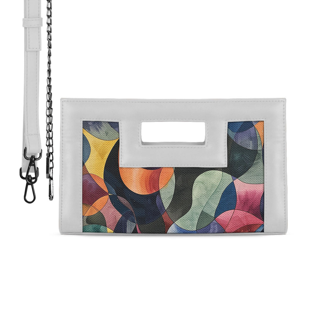 White City Sleek Clutch Watercolor Wavy