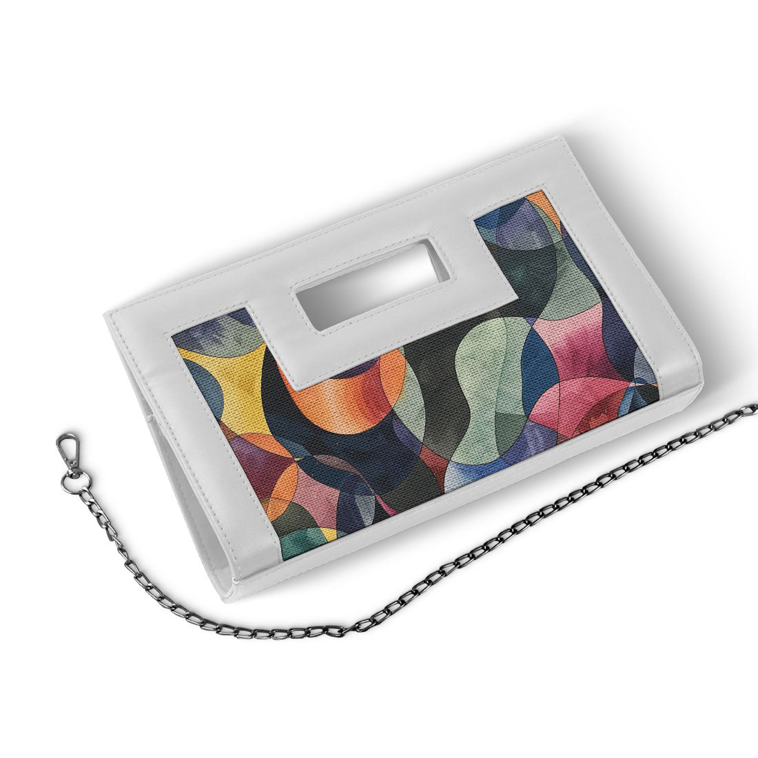 White City Sleek Clutch Watercolor Wavy