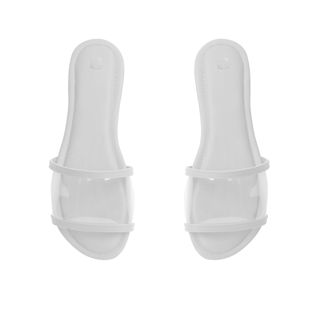 White Clear Bliss Comfort Slipper