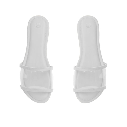 White Clear Bliss Comfort Slipper - 1