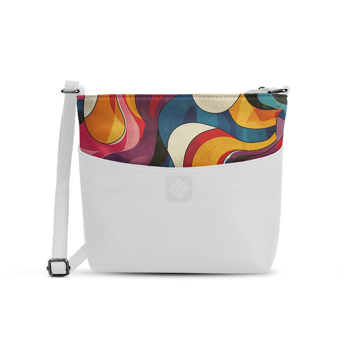 Chic Essentials Crossbody Abstract Pattern