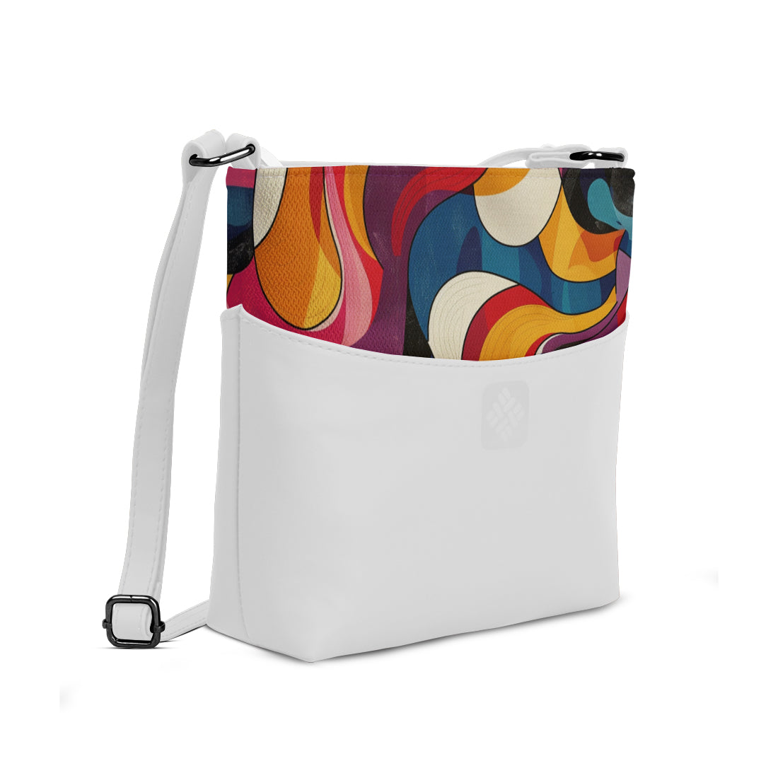 Chic Essentials Crossbody Abstract Pattern