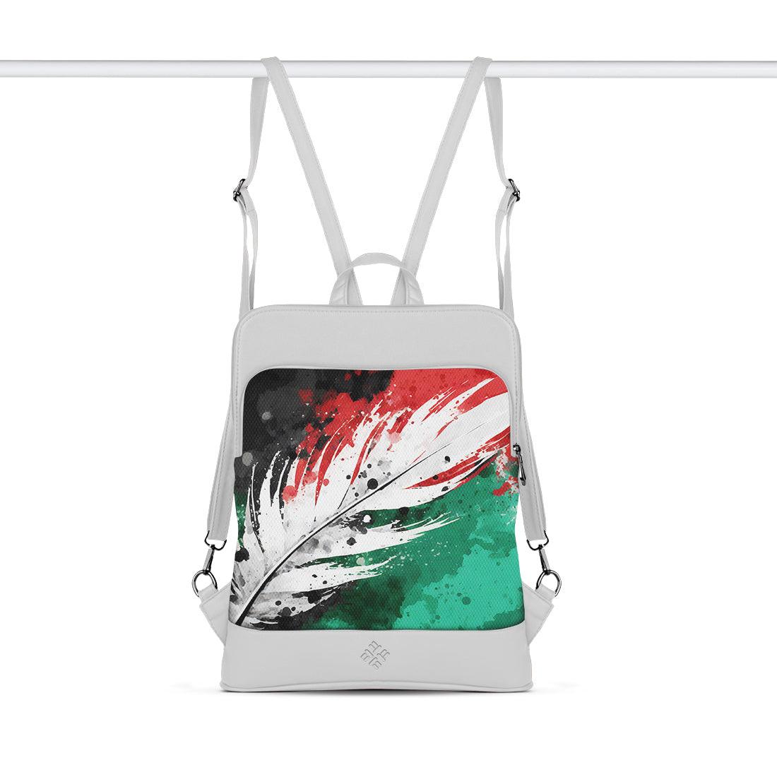 White Orbit Laptop Backpack Palestine - CANVAEGYPT