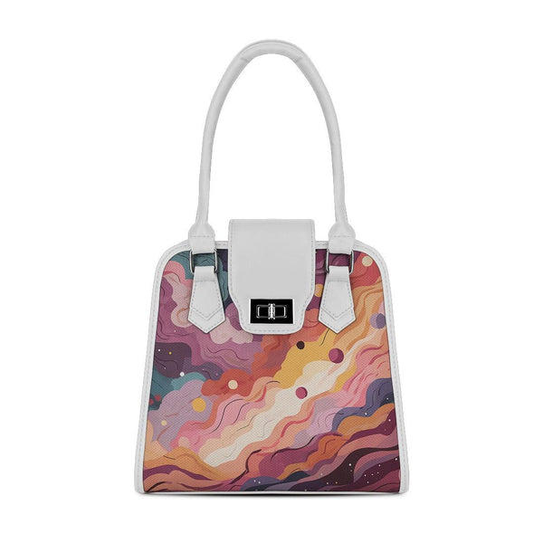 White Metropolitan Charm Bag Wavy Sky - CANVAEGYPT