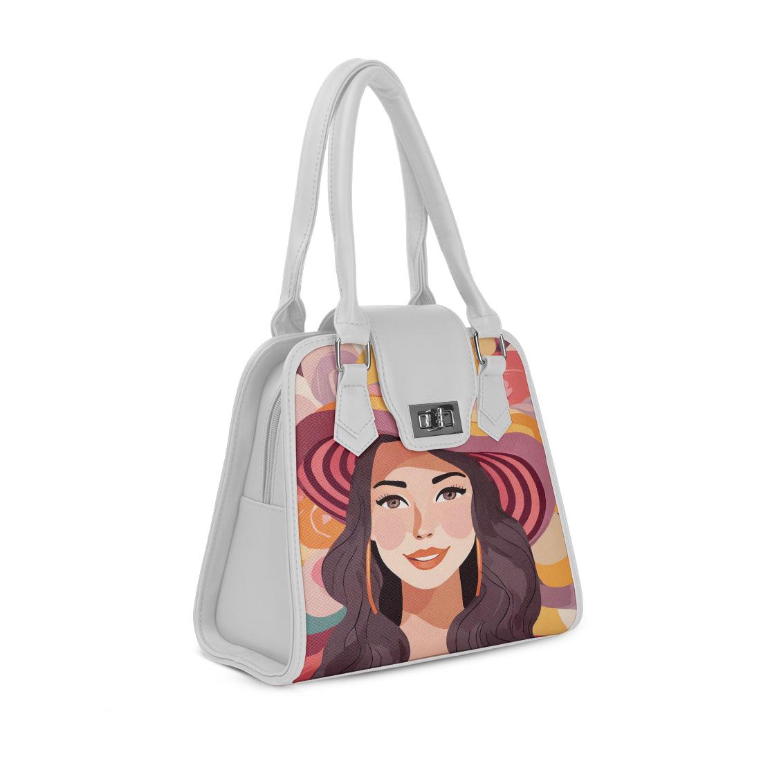 White Metropolitan Charm Bag Marquise - CANVAEGYPT