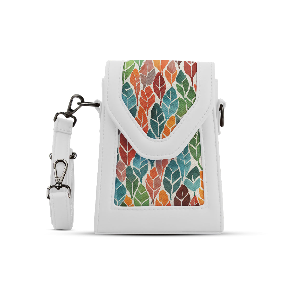 White Mini Urban Crossbody Bag Autumn Spectrum