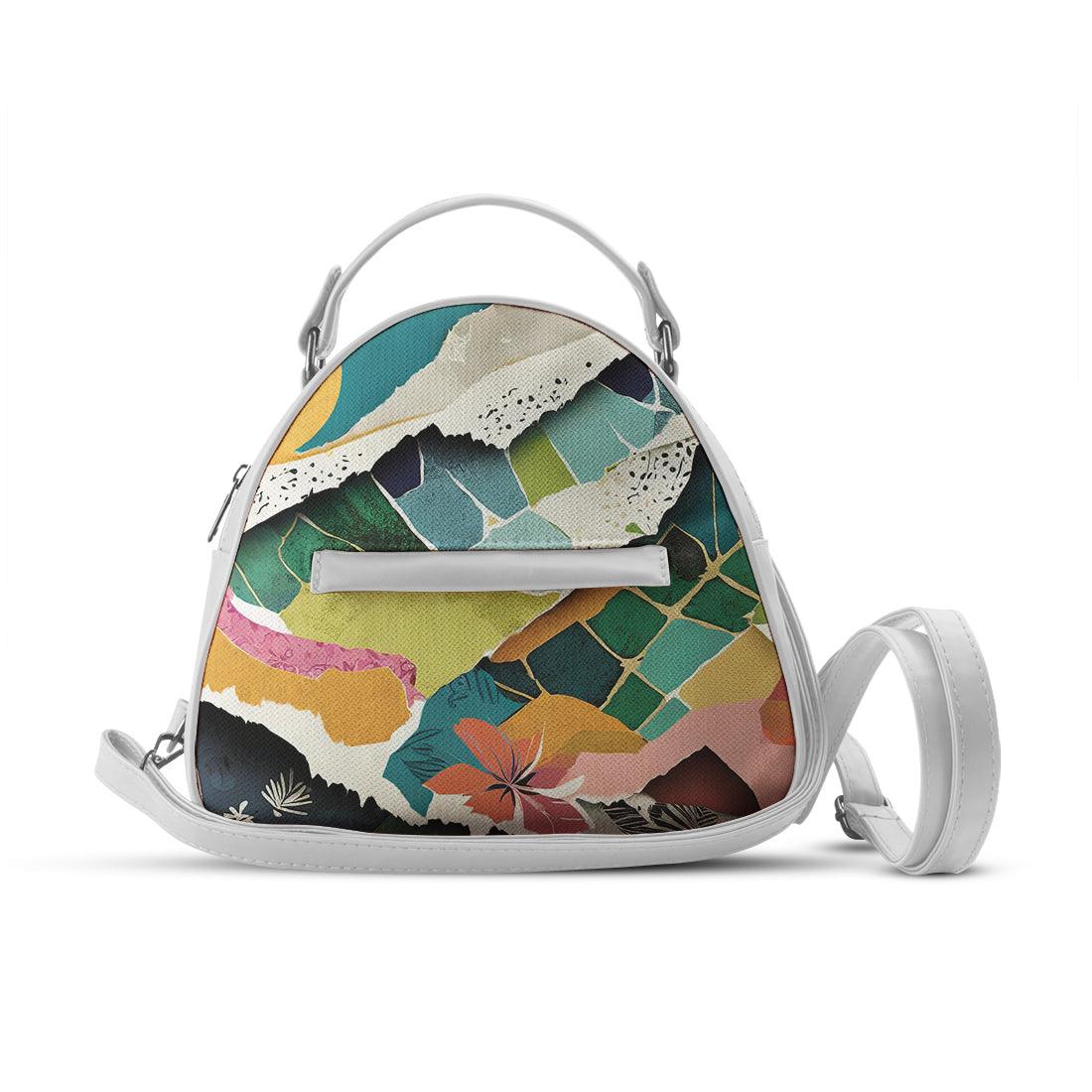White Mini Voyage Backpack Cutted - CANVAEGYPT