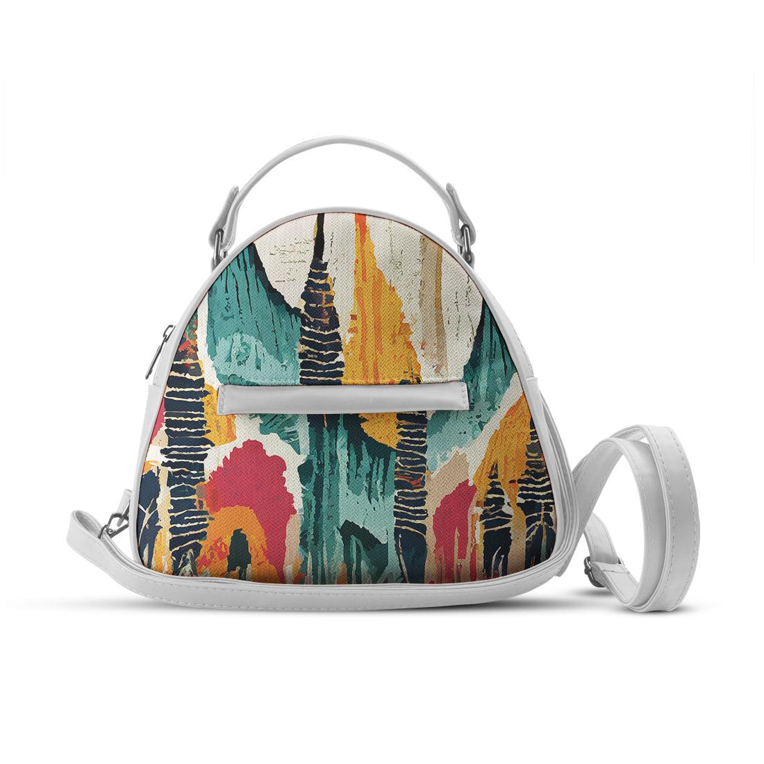 White Mini Voyage Backpack Mixed Colors - CANVAEGYPT