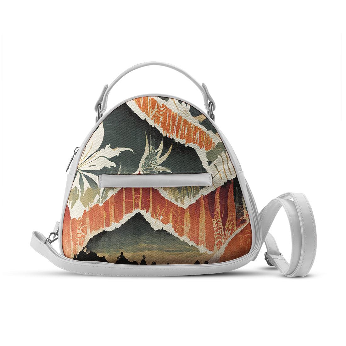 White Mini Voyage Backpack Pattern - CANVAEGYPT