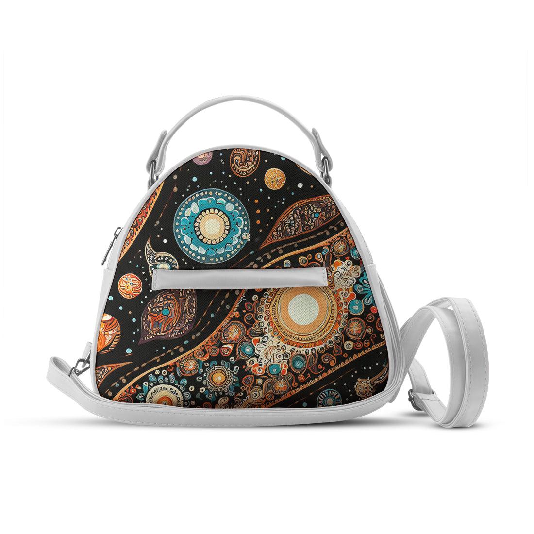 White Mini Voyage Backpack Spiral - CANVAEGYPT