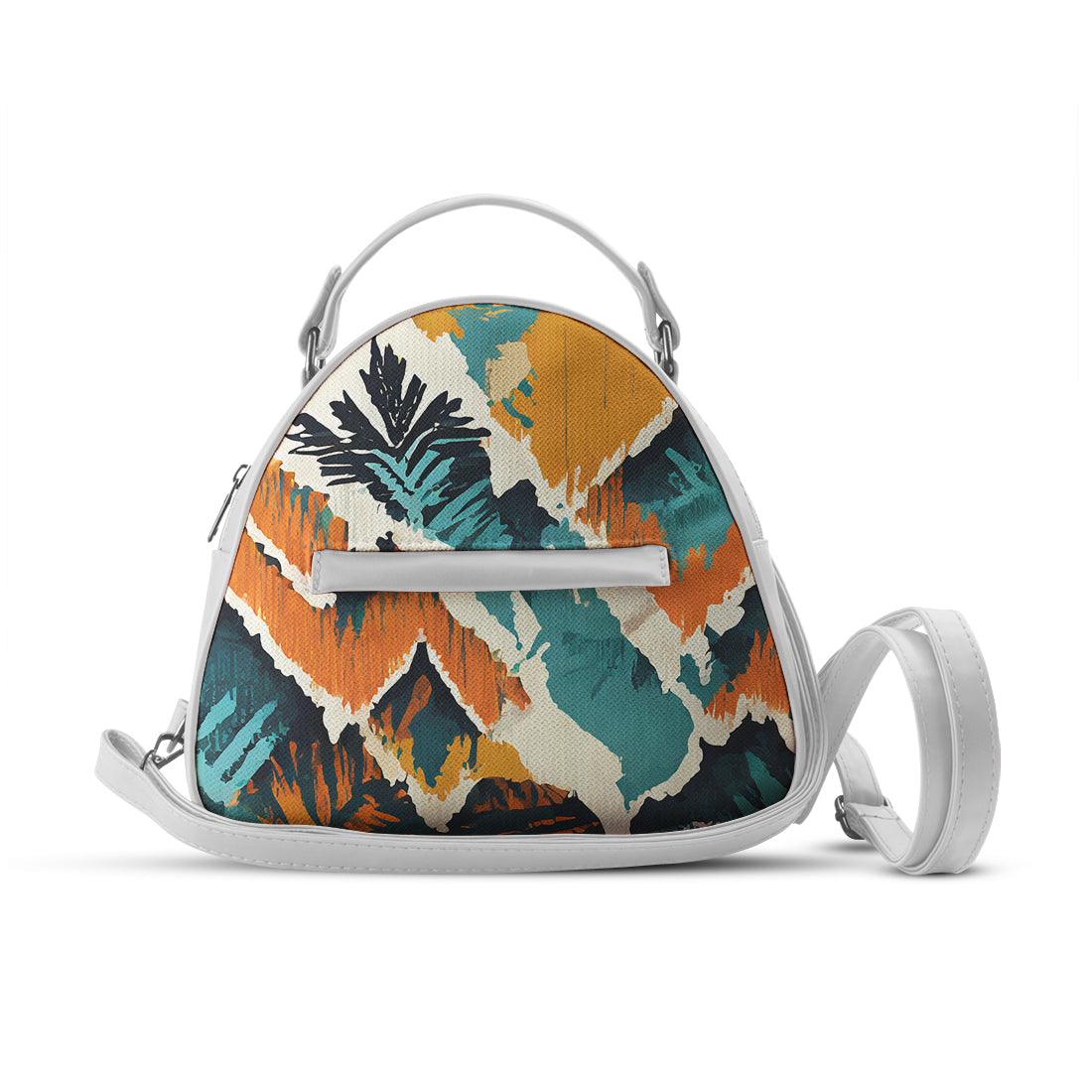 White Mini Voyage Backpack Surface - CANVAEGYPT