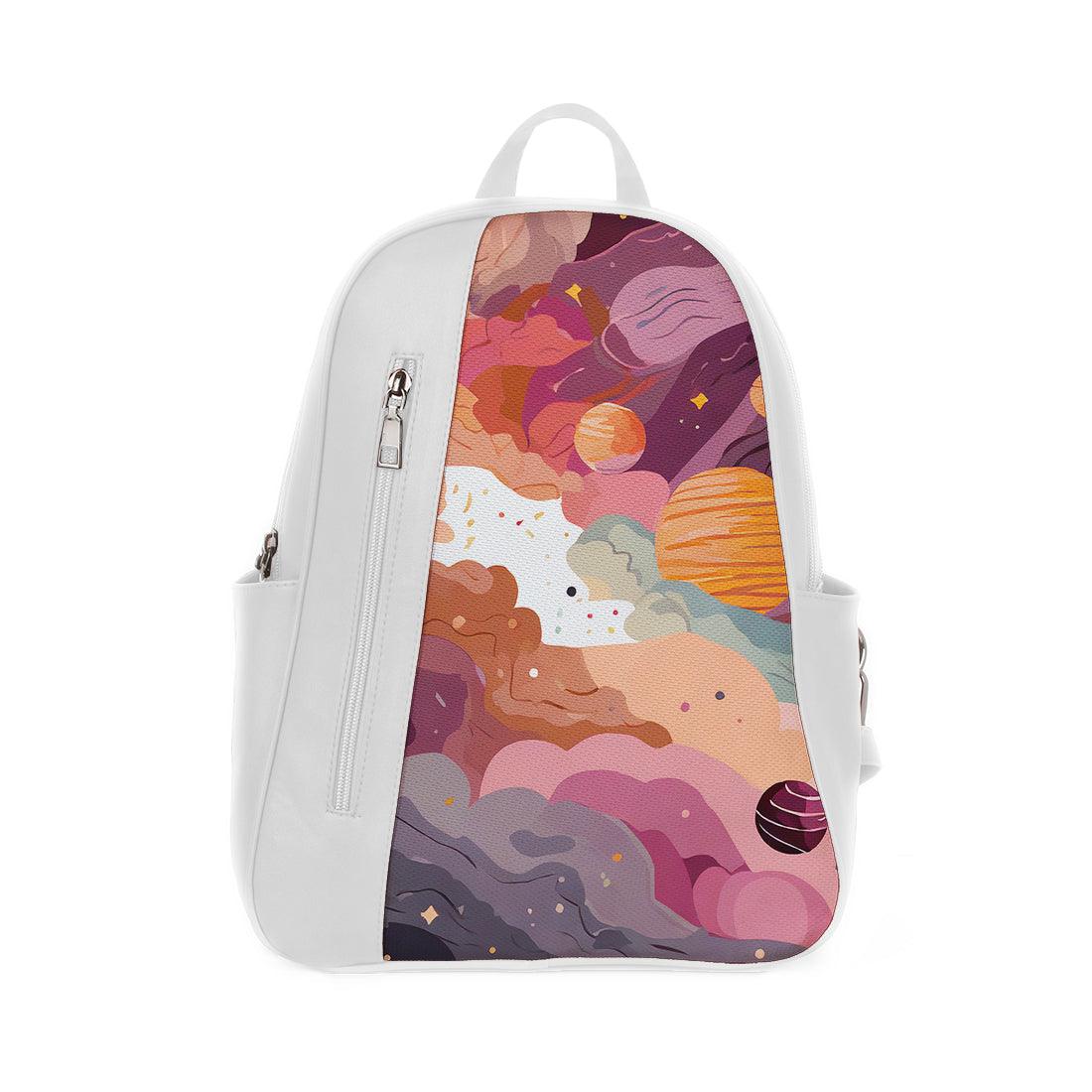 White Mixed Backpack Cosmic Dreams - CANVAEGYPT