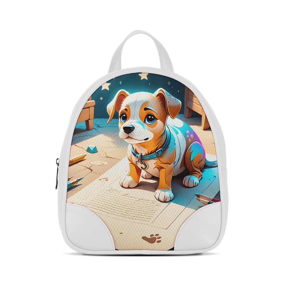 White O Mini Backpacks Small Dog - CANVAEGYPT