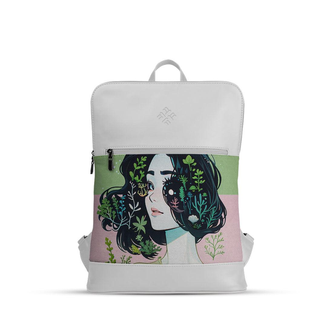 White Orbit Laptop Backpack Charming - CANVAEGYPT
