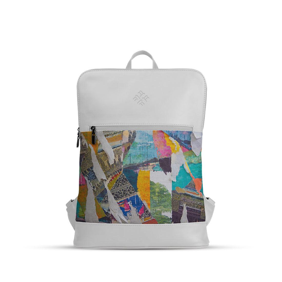 White Orbit Laptop Backpack Remains - CANVAEGYPT