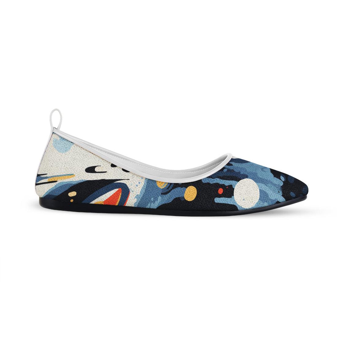 White Round Toe Shoe Artistry - CANVAEGYPT