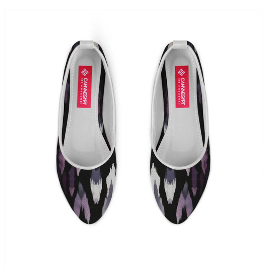 White Round Toe Shoe Blips - CANVAEGYPT