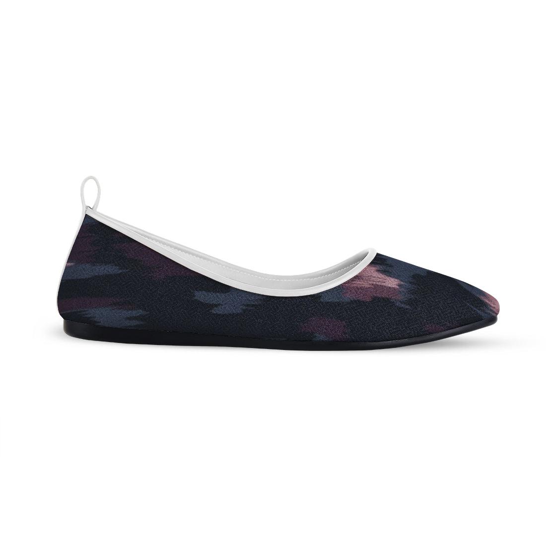 White Round Toe Shoe Blurred - CANVAEGYPT