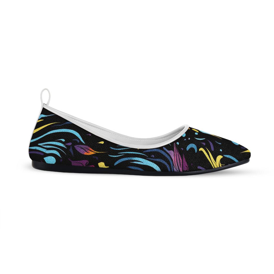 White Round Toe Shoe Dazzling - CANVAEGYPT