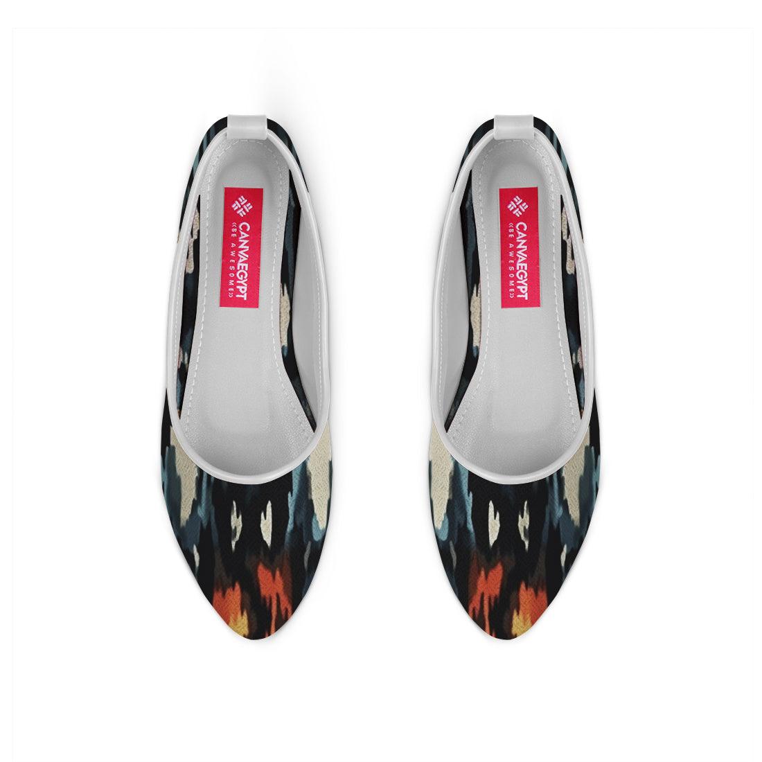 White Round Toe Shoe Flamy - CANVAEGYPT