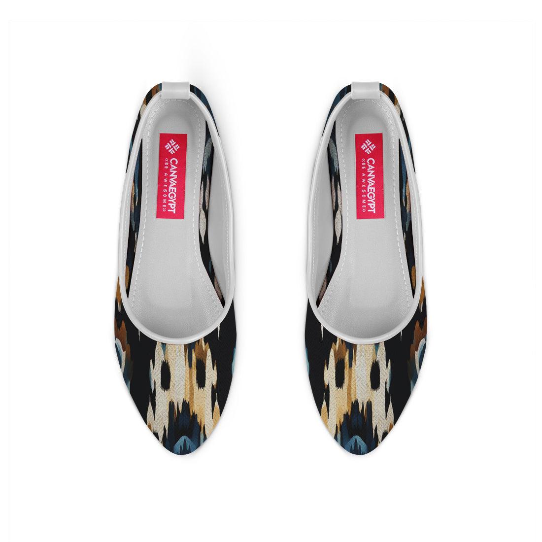 White Round Toe Shoe Hazy - CANVAEGYPT