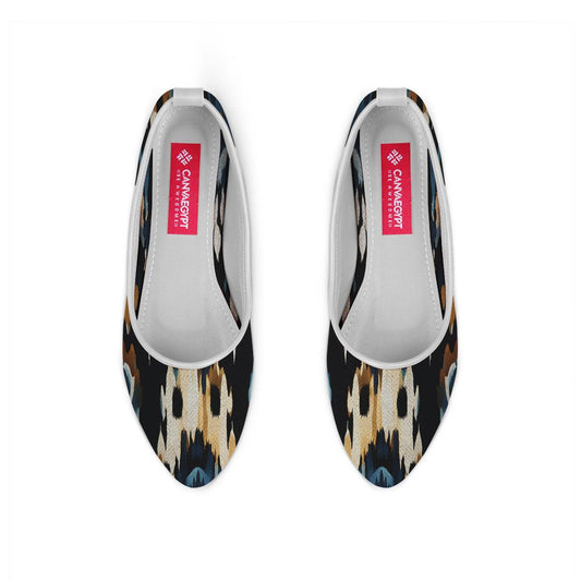 White Round Toe Shoe Hazy - CANVAEGYPT