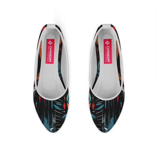 White Round Toe Shoe Marks - CANVAEGYPT