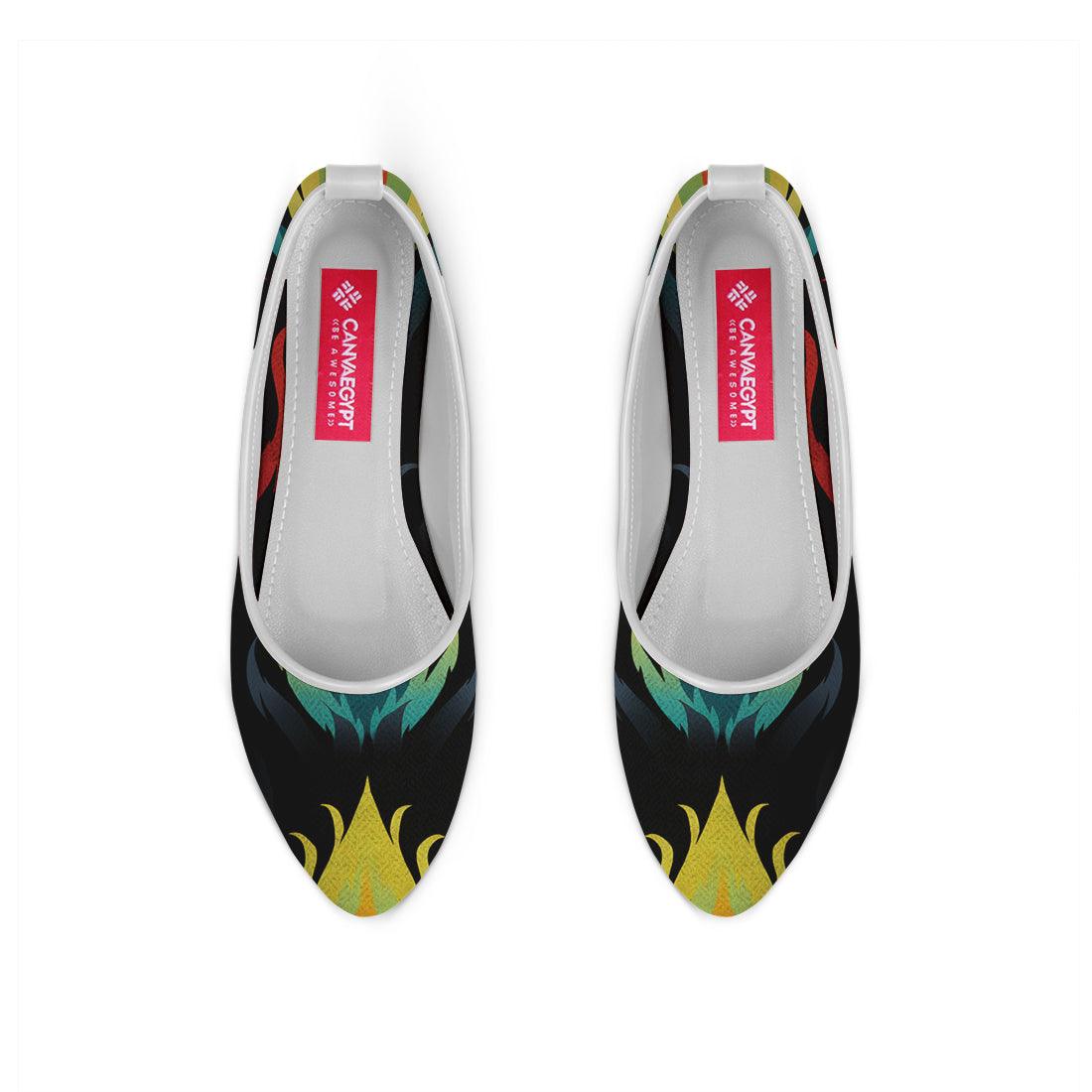 White Round Toe Shoe Spark - CANVAEGYPT