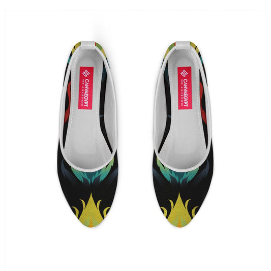 White Round Toe Shoe Spark - CANVAEGYPT