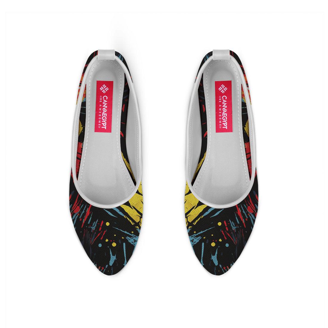 White Round Toe Shoe Spectrum - CANVAEGYPT