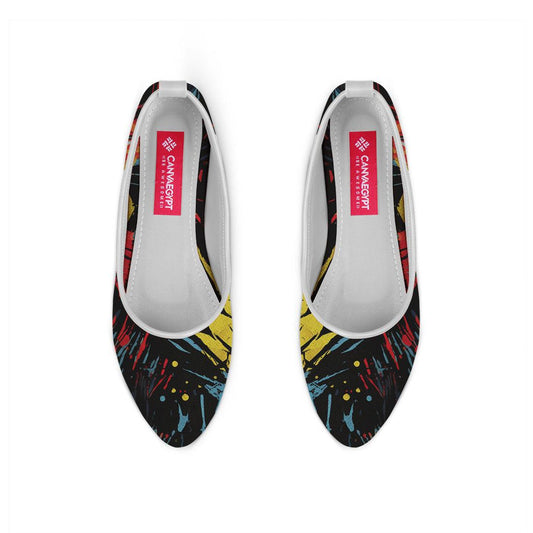 White Round Toe Shoe Spectrum - CANVAEGYPT