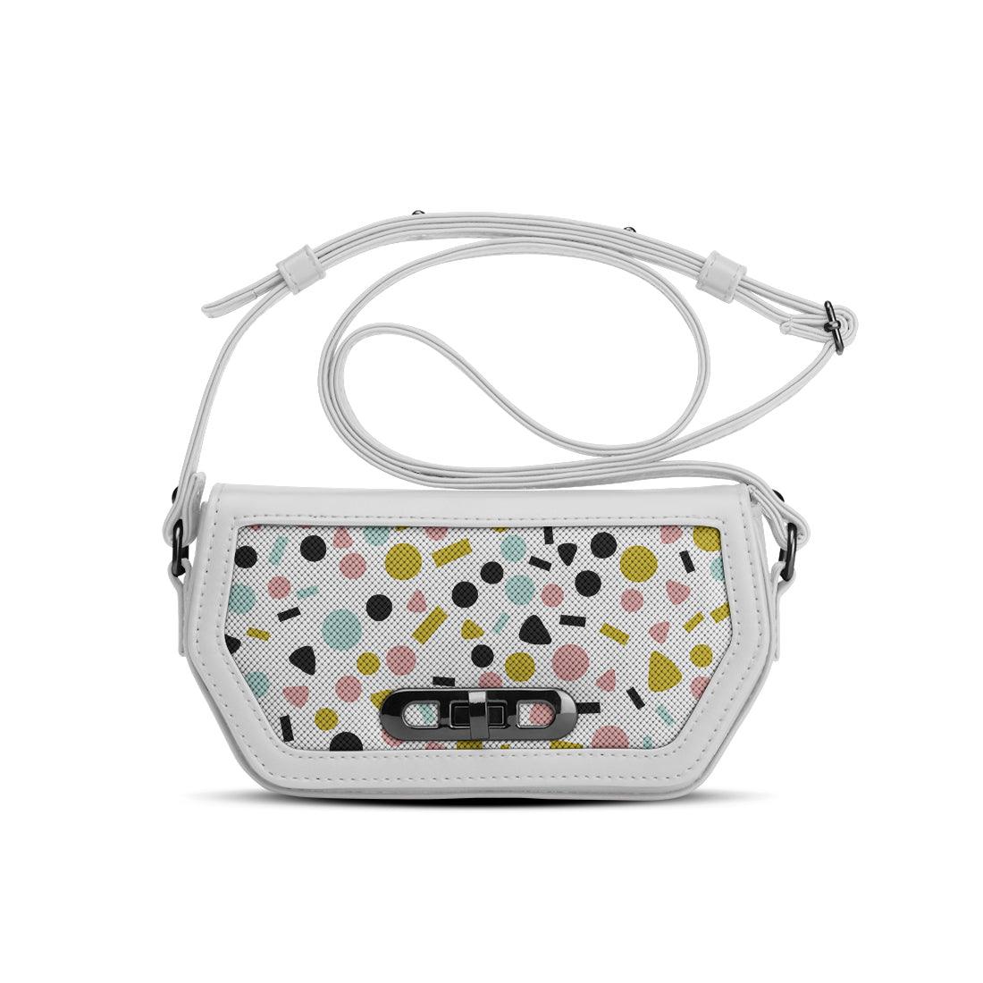 White Swag Crossbody Geometric - CANVAEGYPT
