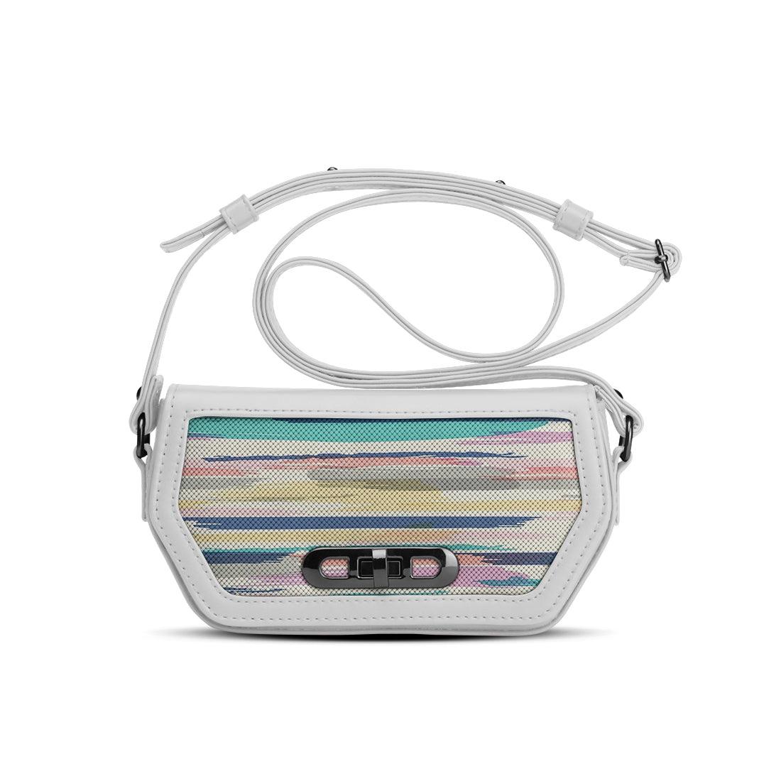 White Swag Crossbody Lines - CANVAEGYPT