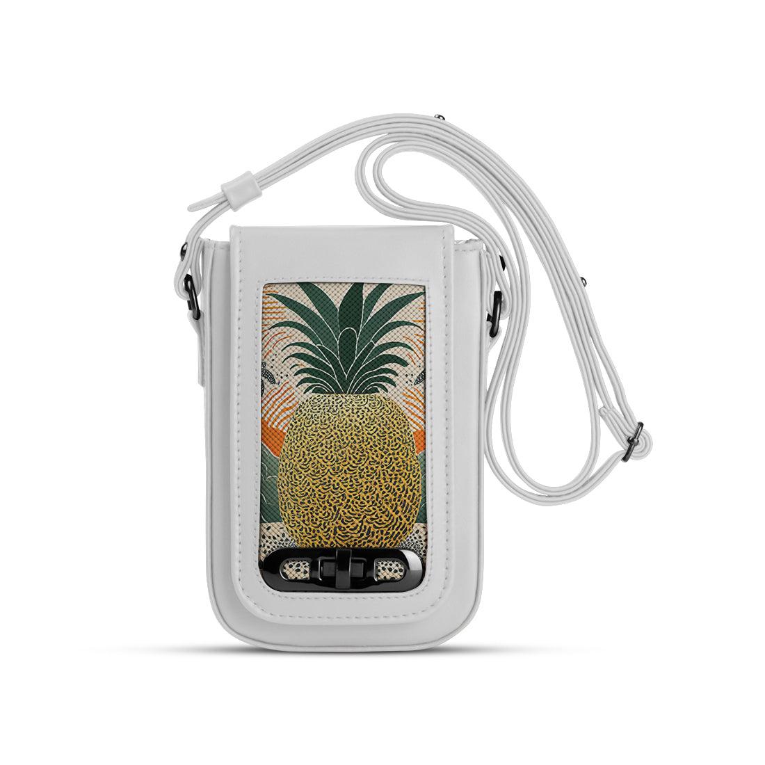 White Tagged Crossbag Pineapple - CANVAEGYPT