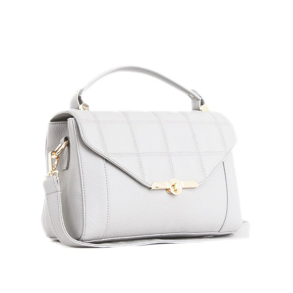 White Fleming Soft Handbag