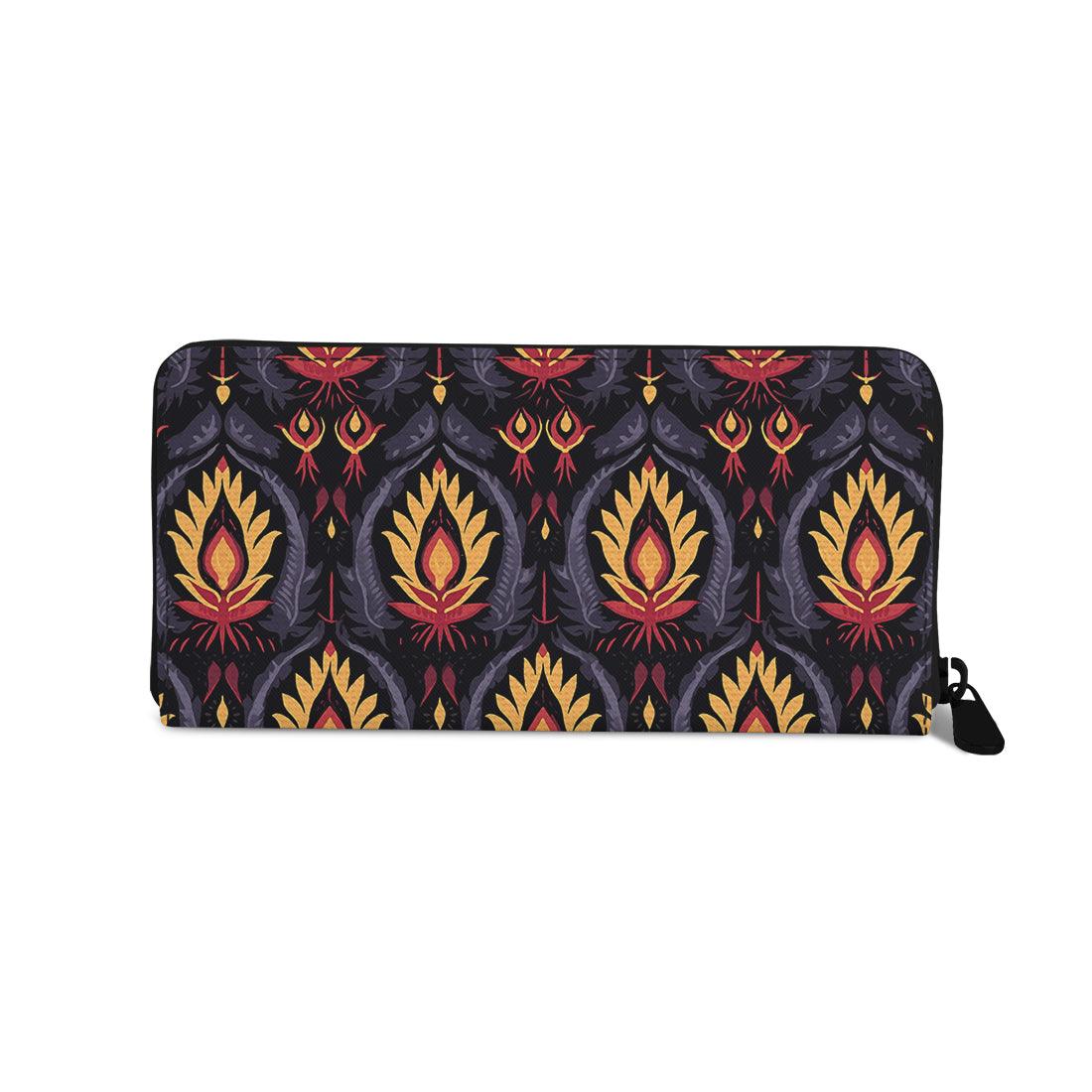 Women's Wallet Abstract Tribal Flames - CANVAEGYPT