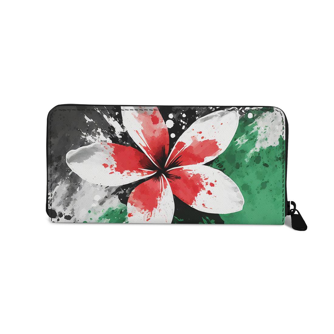 Women's Wallet Palestine flower - CANVAEGYPT