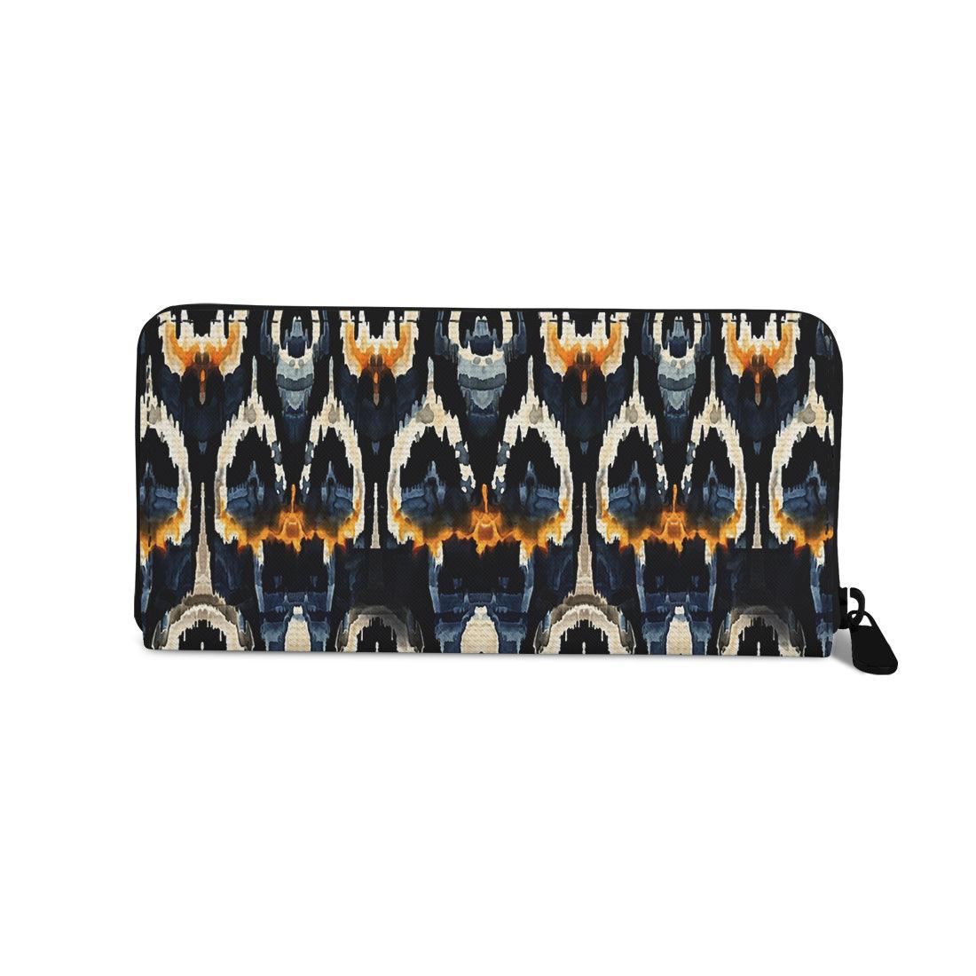 Women's Wallet Teal Tribal Symmetry - CANVAEGYPT