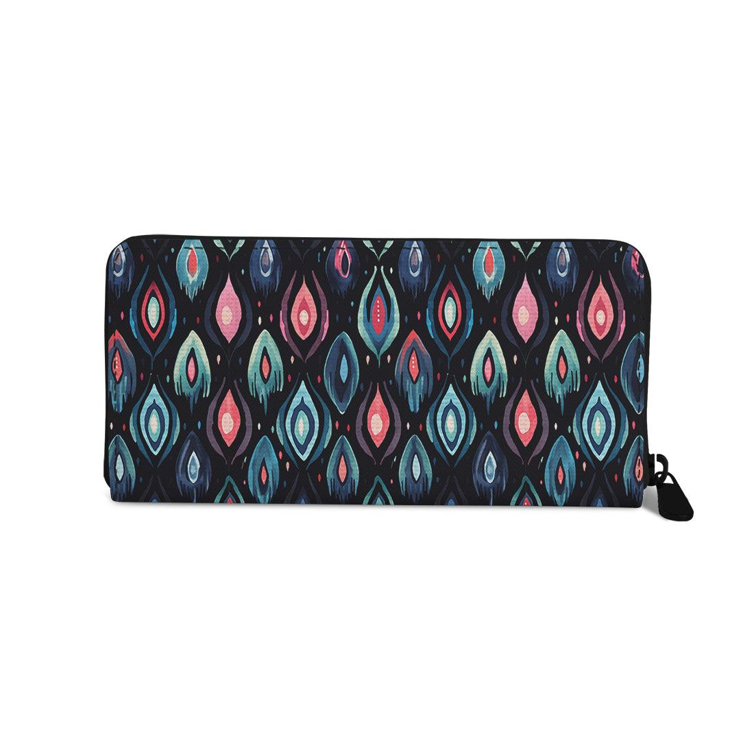 Women's Wallet Vibrant Peacock Droplets - CANVAEGYPT