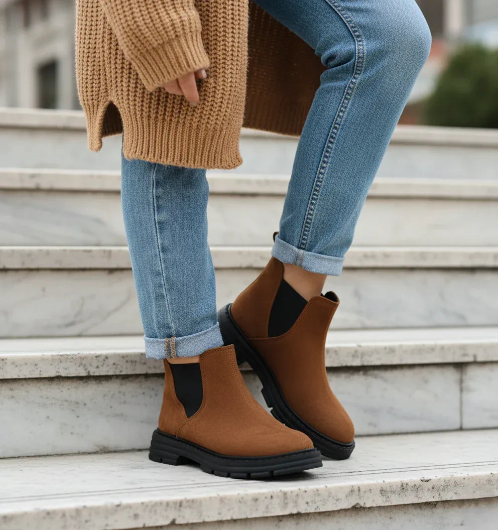 Chelsea Bootie Havana - 1