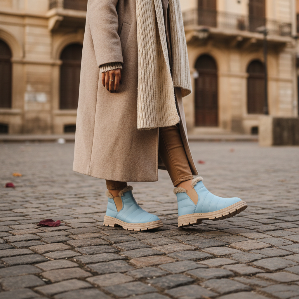 Cozy Step Winter Bootie Blue