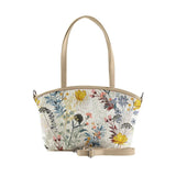 Beige Wide Tote Bag Floary
